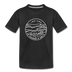 Indiana Youth T-Shirt - State Design Youth Indiana Tee - black