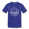Kansas Youth T-Shirt - State Design Youth Kansas Tee - royal blue