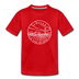 Kansas Youth T-Shirt - State Design Youth Kansas Tee - red
