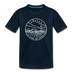 Kansas Youth T-Shirt - State Design Youth Kansas Tee - deep navy