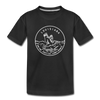 Louisiana Youth T-Shirt - State Design Youth Louisiana Tee - black