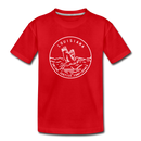 Louisiana Youth T-Shirt - State Design Youth Louisiana Tee - red