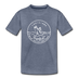 Louisiana Youth T-Shirt - State Design Youth Louisiana Tee - heather blue