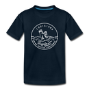 Louisiana Youth T-Shirt - State Design Youth Louisiana Tee - deep navy