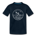 Louisiana Youth T-Shirt - State Design Youth Louisiana Tee - deep navy