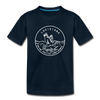 Louisiana Youth T-Shirt - State Design Youth Louisiana Tee - deep navy