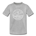 Maine Youth T-Shirt - State Design Youth Maine Tee - heather gray