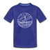 Maine Youth T-Shirt - State Design Youth Maine Tee - royal blue