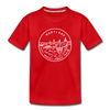 Maryland Youth T-Shirt - State Design Youth Maryland Tee - red