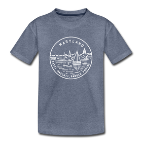 Maryland Youth T-Shirt - State Design Youth Maryland Tee