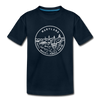 Maryland Youth T-Shirt - State Design Youth Maryland Tee - deep navy