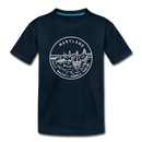 Maryland Youth T-Shirt - State Design Youth Maryland Tee - deep navy