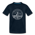 Massachusetts Youth T-Shirt - State Design Youth Massachusetts Tee - deep navy