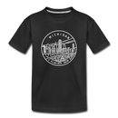 Michigan Youth T-Shirt - State Design Youth Michigan Tee - black