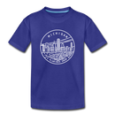 Michigan Youth T-Shirt - State Design Youth Michigan Tee - royal blue