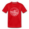 Michigan Youth T-Shirt - State Design Youth Michigan Tee - red