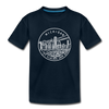 Michigan Youth T-Shirt - State Design Youth Michigan Tee - deep navy