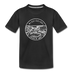 Mississippi Youth T-Shirt - State Design Youth Mississippi Tee - black