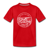 Mississippi Youth T-Shirt - State Design Youth Mississippi Tee - red