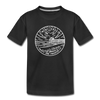 New Jersey Youth T-Shirt - State Design Youth New Jersey Tee - black
