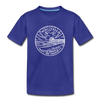New Jersey Youth T-Shirt - State Design Youth New Jersey Tee - royal blue