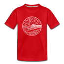 New Jersey Youth T-Shirt - State Design Youth New Jersey Tee - red
