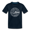 New Jersey Youth T-Shirt - State Design Youth New Jersey Tee - deep navy