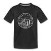 Montana Youth T-Shirt - State Design Youth Montana Tee - black