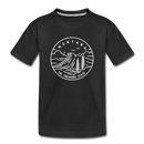 Montana Youth T-Shirt - State Design Youth Montana Tee - black
