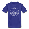 Montana Youth T-Shirt - State Design Youth Montana Tee - royal blue