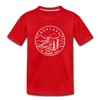 Montana Youth T-Shirt - State Design Youth Montana Tee - red