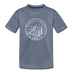 Montana Youth T-Shirt - State Design Youth Montana Tee - heather blue