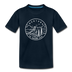 Montana Youth T-Shirt - State Design Youth Montana Tee - deep navy