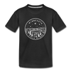 Minnesota Youth T-Shirt - State Design Youth Minnesota Tee - black