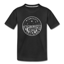 Minnesota Youth T-Shirt - State Design Youth Minnesota Tee - black