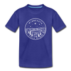 Minnesota Youth T-Shirt - State Design Youth Minnesota Tee - royal blue