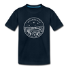 Minnesota Youth T-Shirt - State Design Youth Minnesota Tee - deep navy