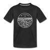Missouri Youth T-Shirt - State Design Youth Missouri Tee - black