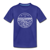Missouri Youth T-Shirt - State Design Youth Missouri Tee - royal blue