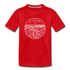 Missouri Youth T-Shirt - State Design Youth Missouri Tee - red