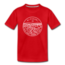 Missouri Youth T-Shirt - State Design Youth Missouri Tee - red