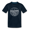Missouri Youth T-Shirt - State Design Youth Missouri Tee - deep navy