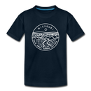 Missouri Youth T-Shirt - State Design Youth Missouri Tee - deep navy
