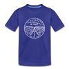 Nevada Youth T-Shirt - State Design Youth Nevada Tee - royal blue