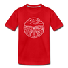 Nevada Youth T-Shirt - State Design Youth Nevada Tee - red