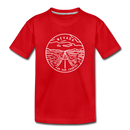Nevada Youth T-Shirt - State Design Youth Nevada Tee - red