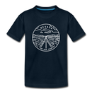 Nevada Youth T-Shirt - State Design Youth Nevada Tee - deep navy