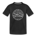 New Hampshire Youth T-Shirt - State Design Youth New Hampshire Tee - black