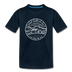 New Hampshire Youth T-Shirt - State Design Youth New Hampshire Tee - deep navy