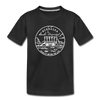 Nebraska Youth T-Shirt - State Design Youth Nebraska Tee - black